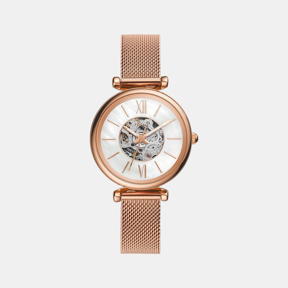 Fossil Round White Analog watch