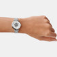 Female White Analog Stainless Steel Automatic Watch ME3189