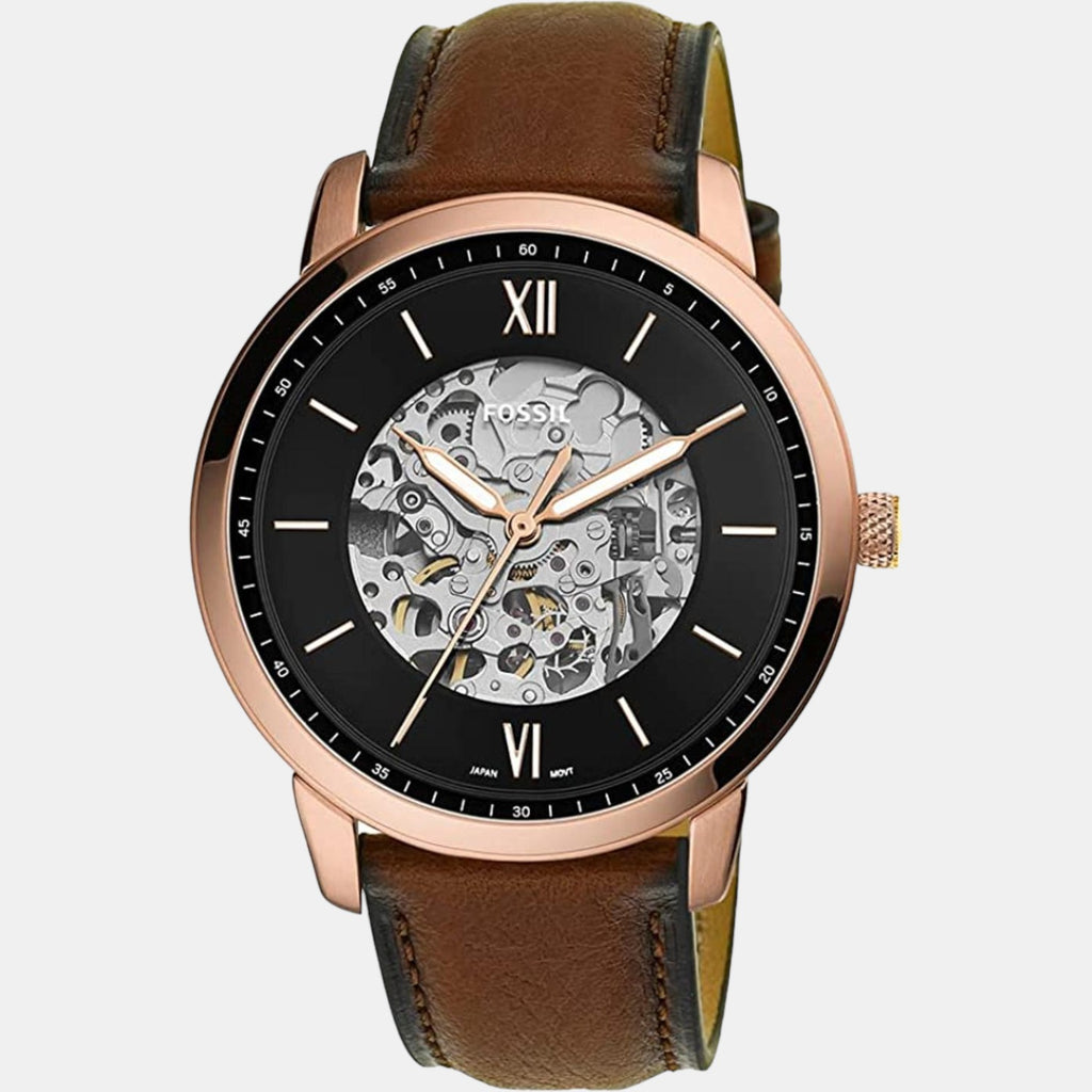 Fossil Men Round Black watch