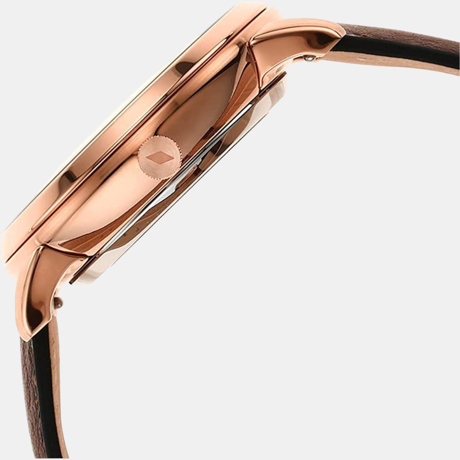 Fossil Leather Black watch