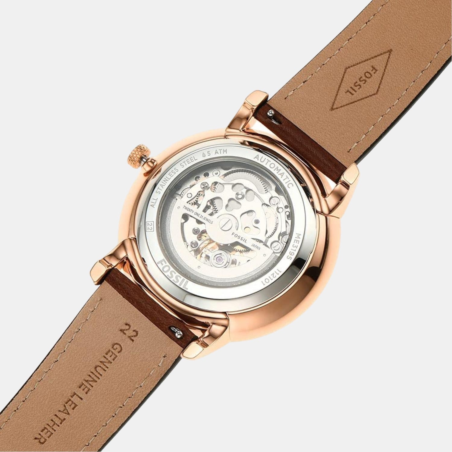 Fossil Round Automatic Analog Men watch