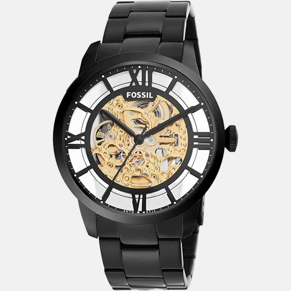 Fossil Men Round Black watch