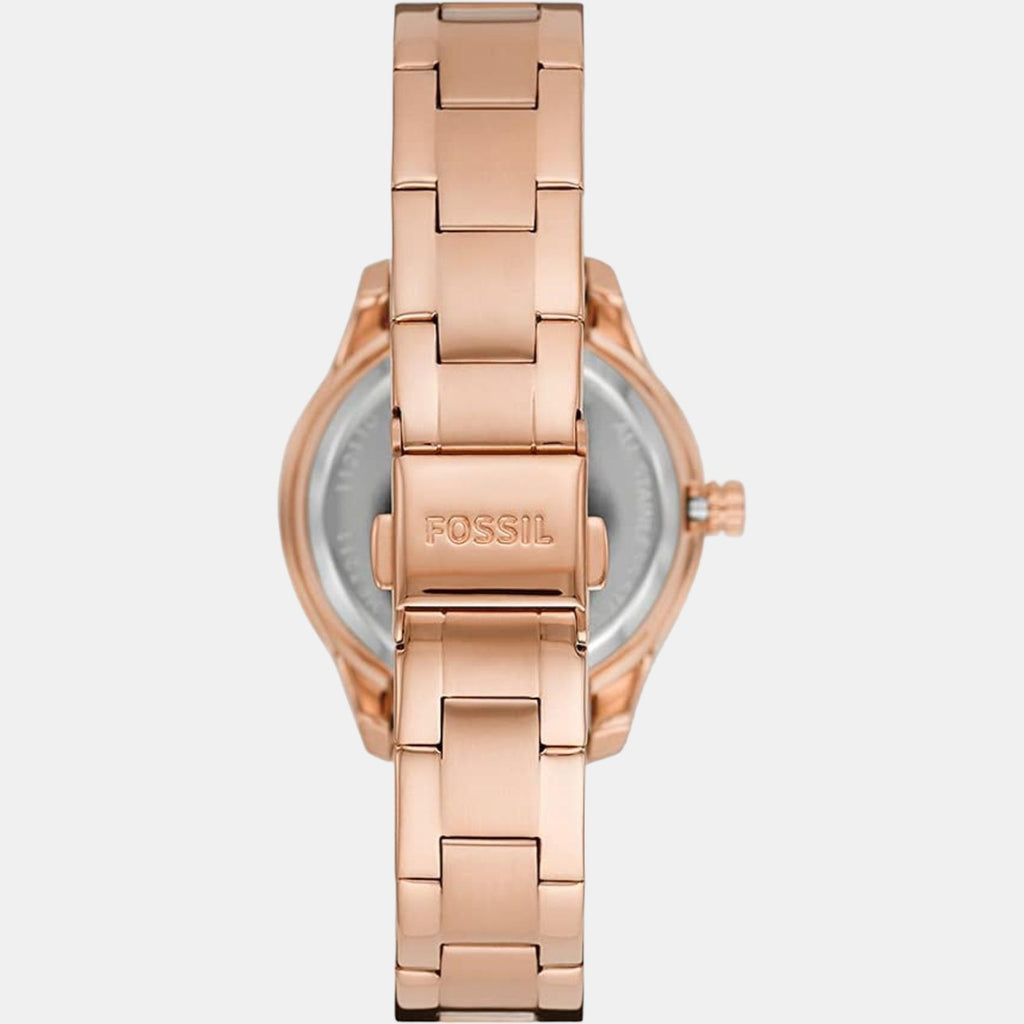 Fossil Women Round Brown watch