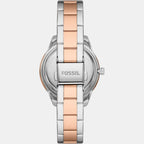 Fossil Women Round Silver watch