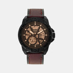 Fossil Round Black Analog watch