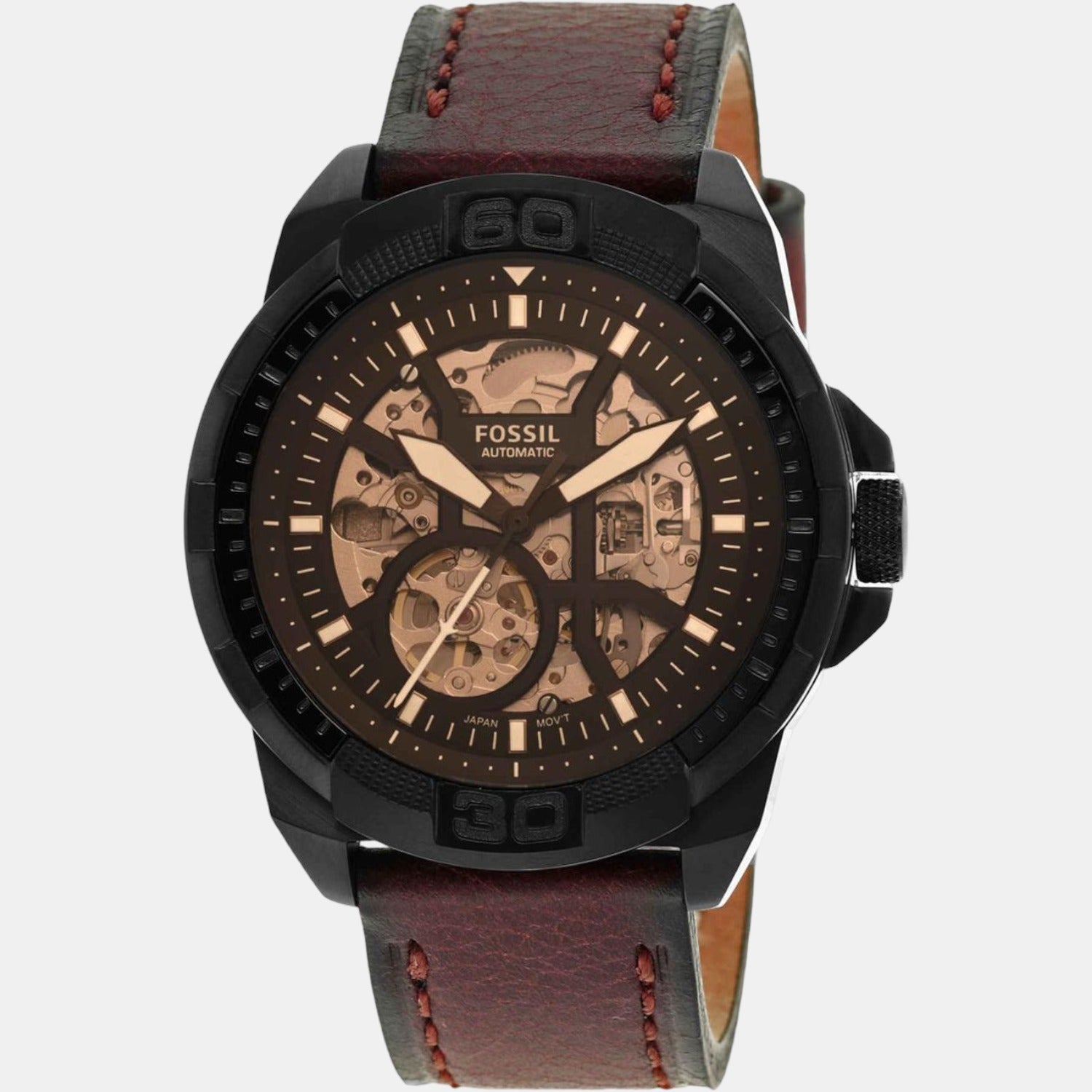 Fossil 44 mm Brown Automatic watch