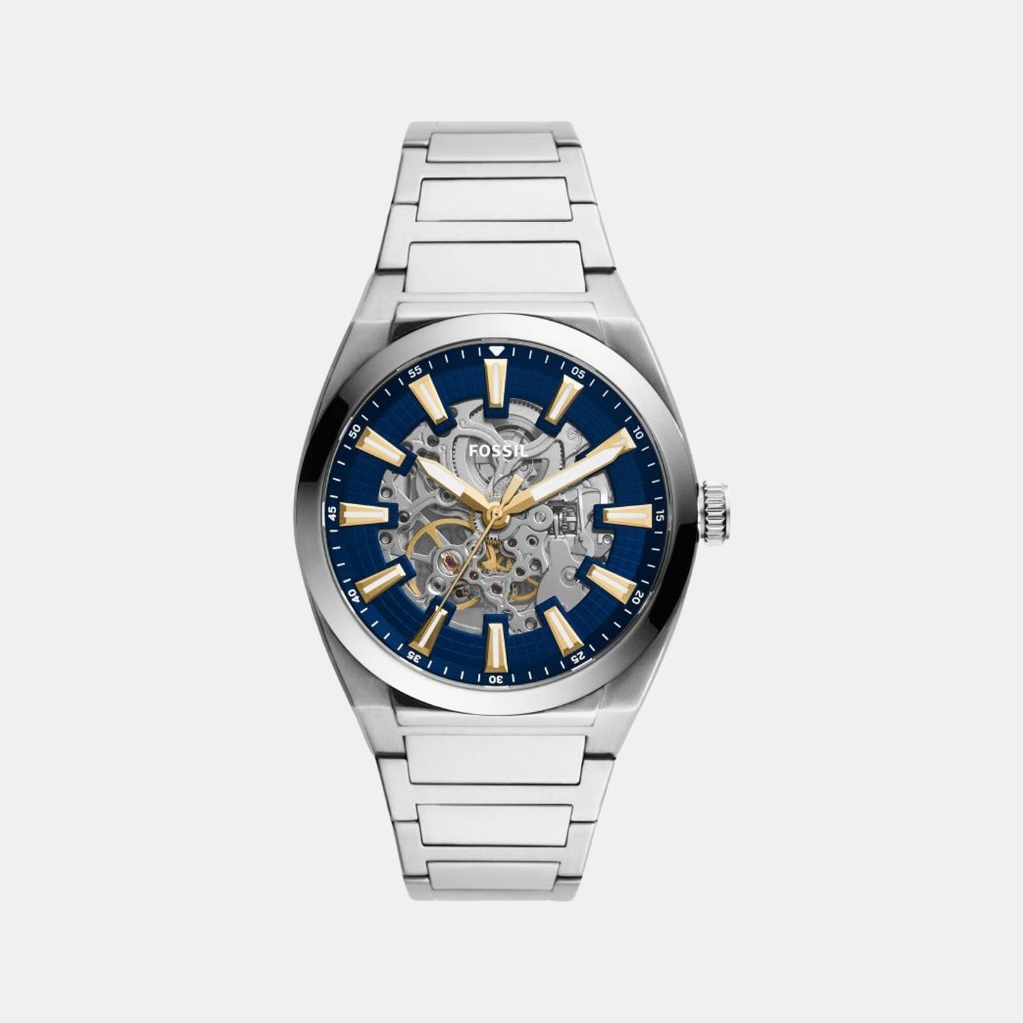 Male Blue Analog Stainless Steel Automatic Watch ME3220