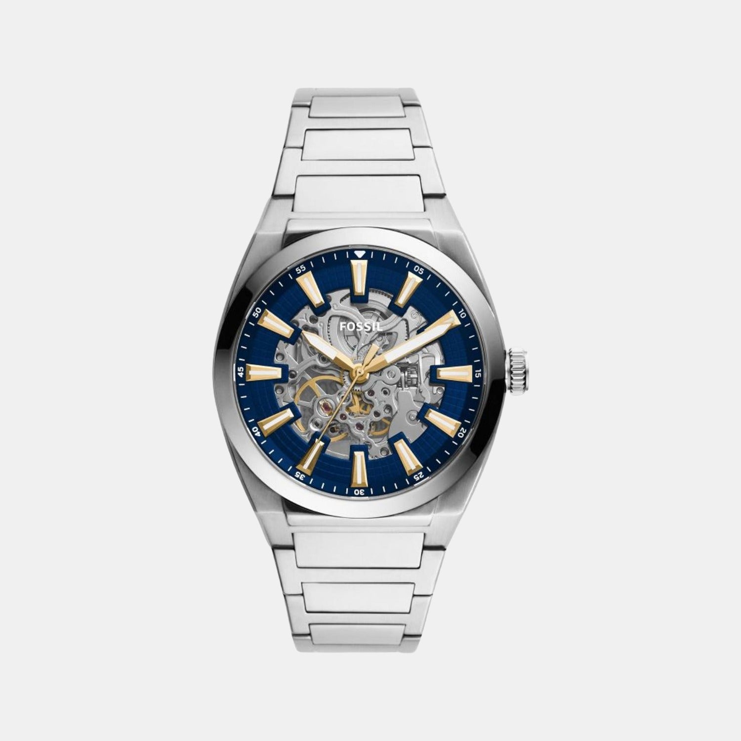 Fossil Round Blue Analog watch
