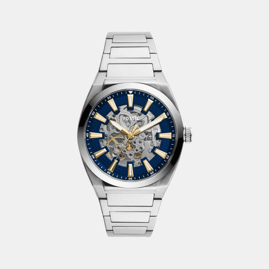 Male Blue Analog Stainless Steel Automatic Watch ME3220