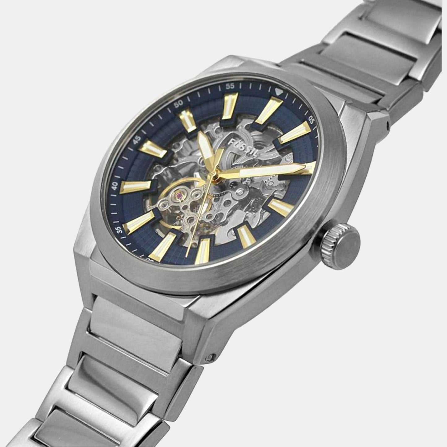 Men's Blue Analog Stainless Steel Automatic Watch ME3220