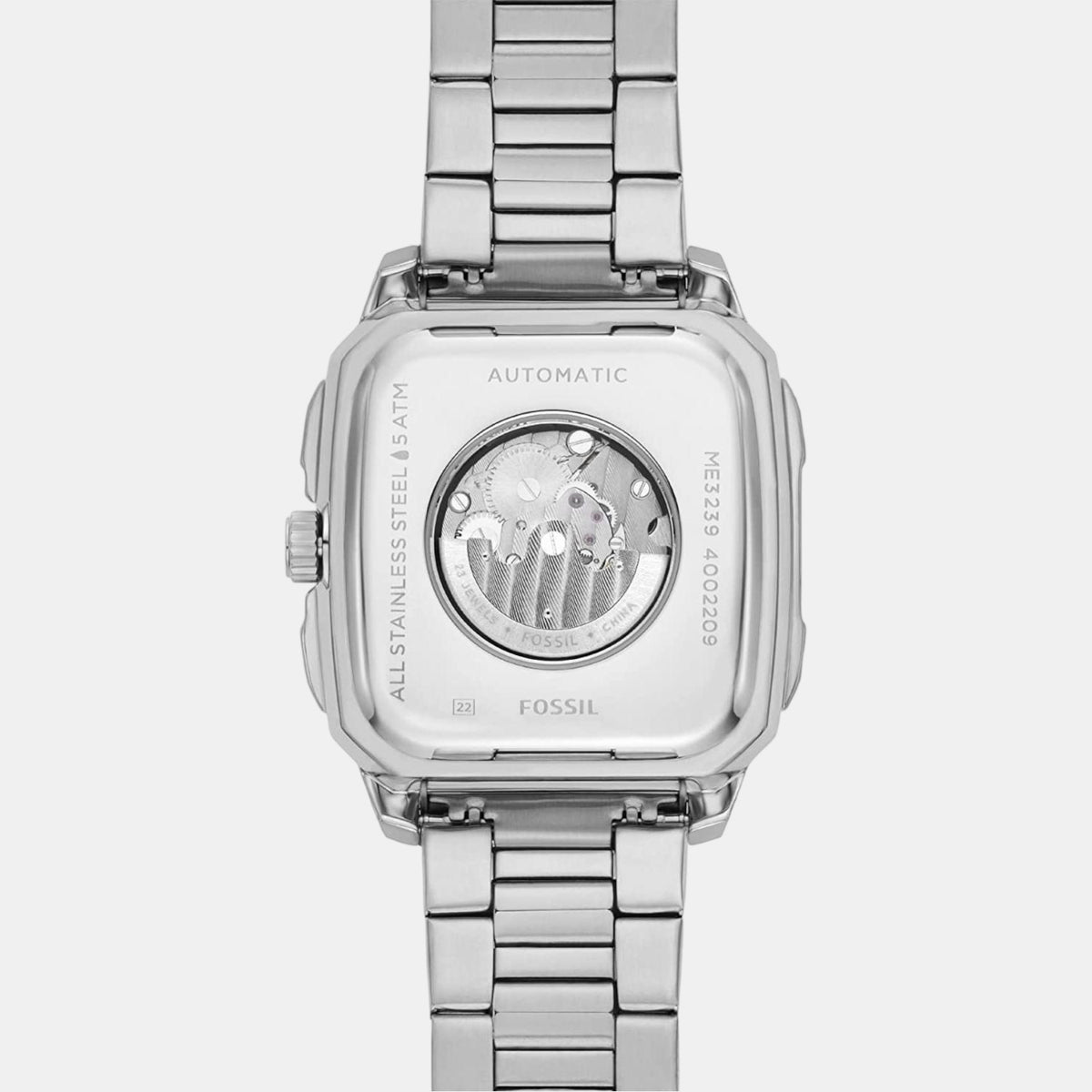 Fossil Stainless Steel Square watch