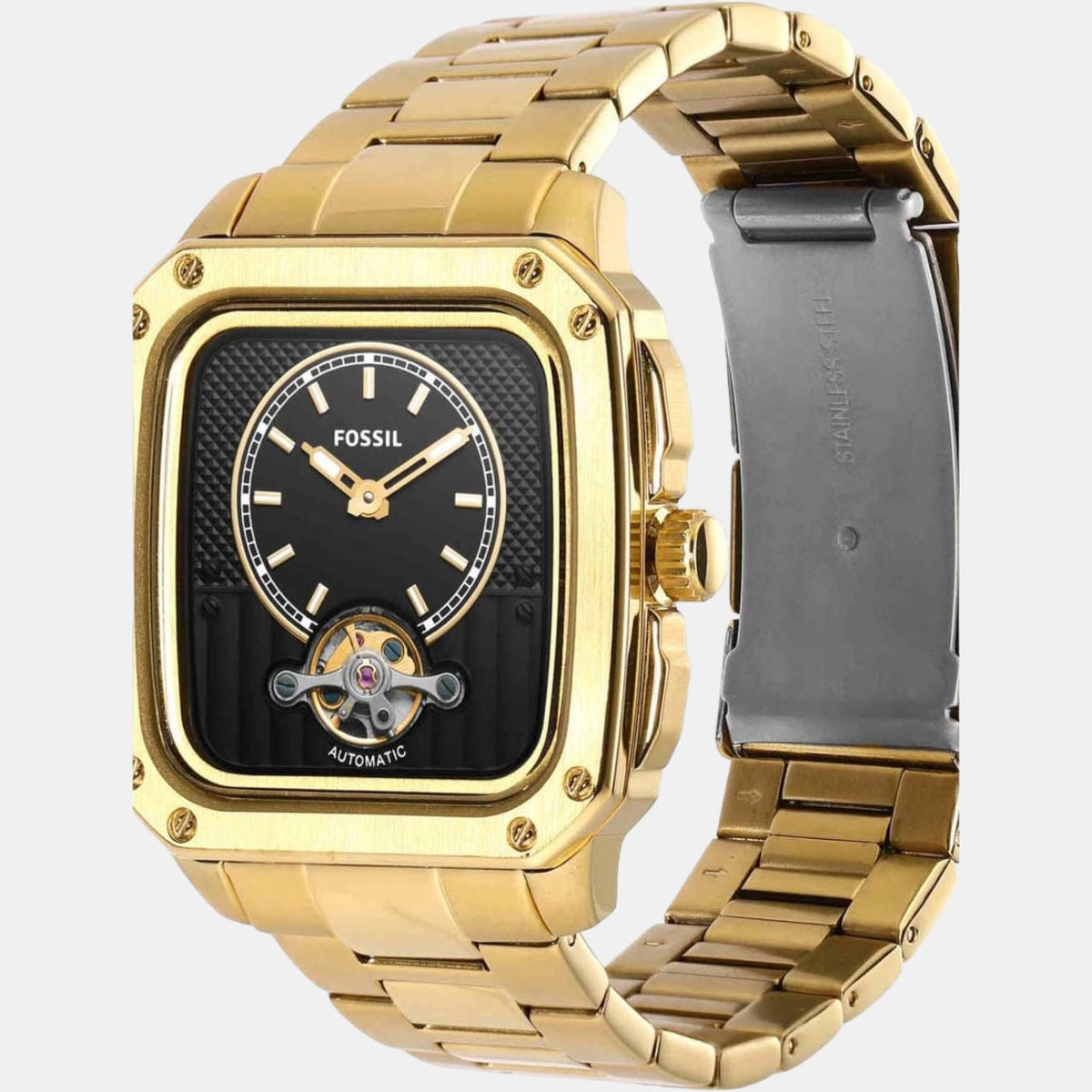 Fossil Stainless Steel Square watch