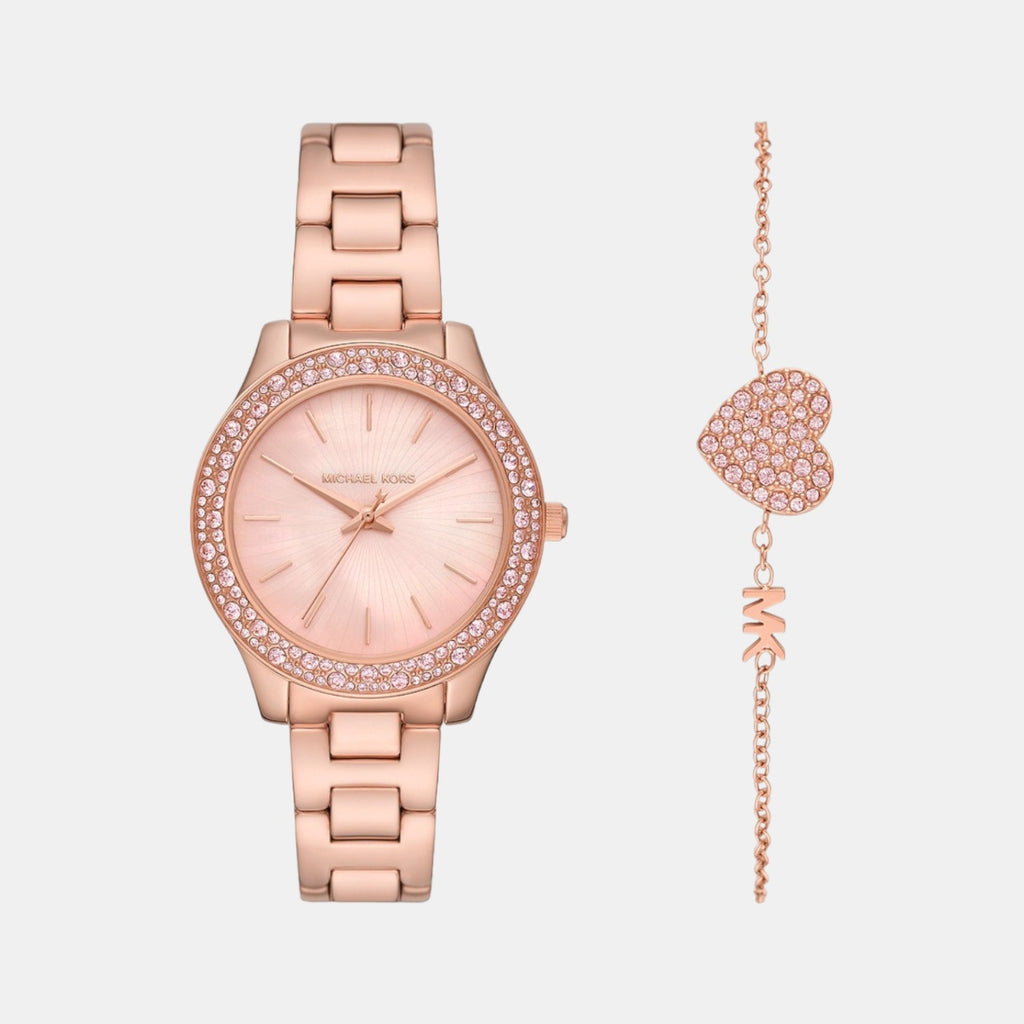 Michael Kors Round Rose Gold Analog watch