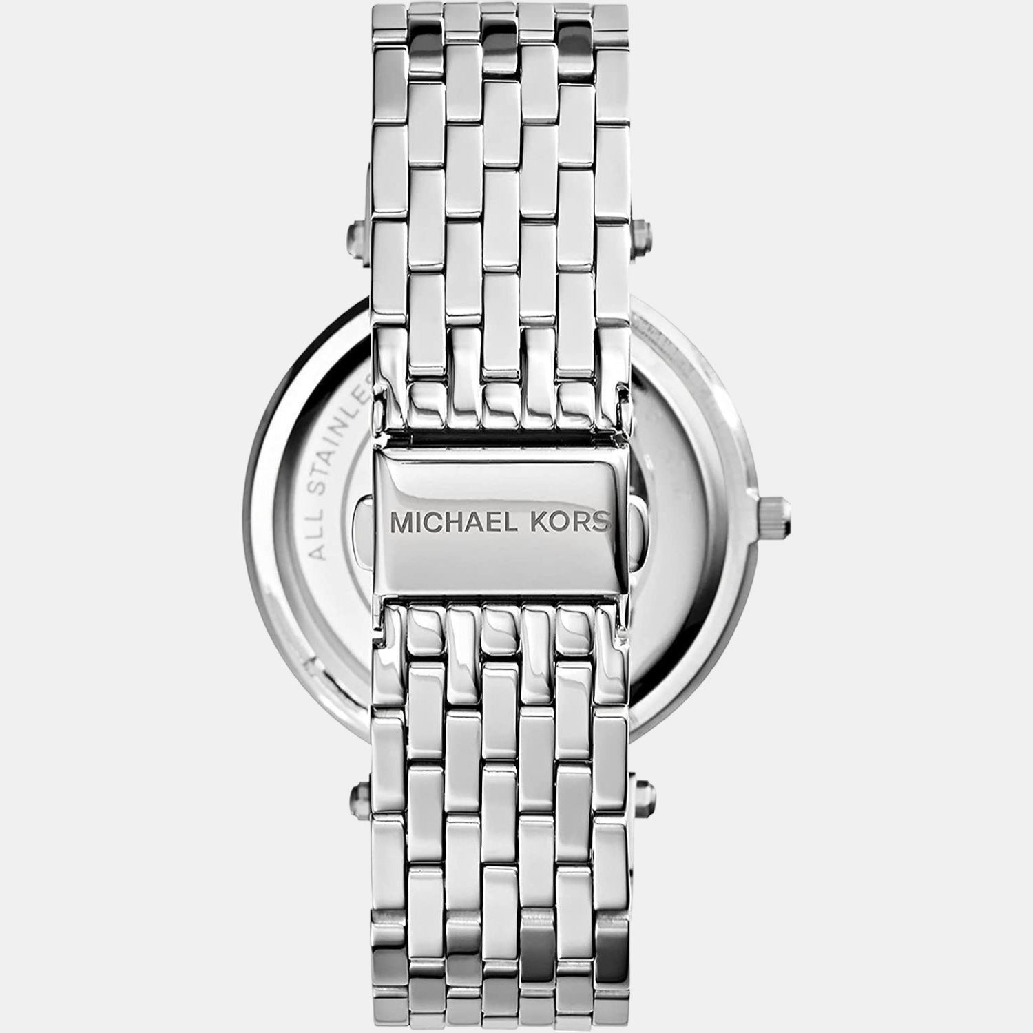 Michael Kors Women Round Silver watch