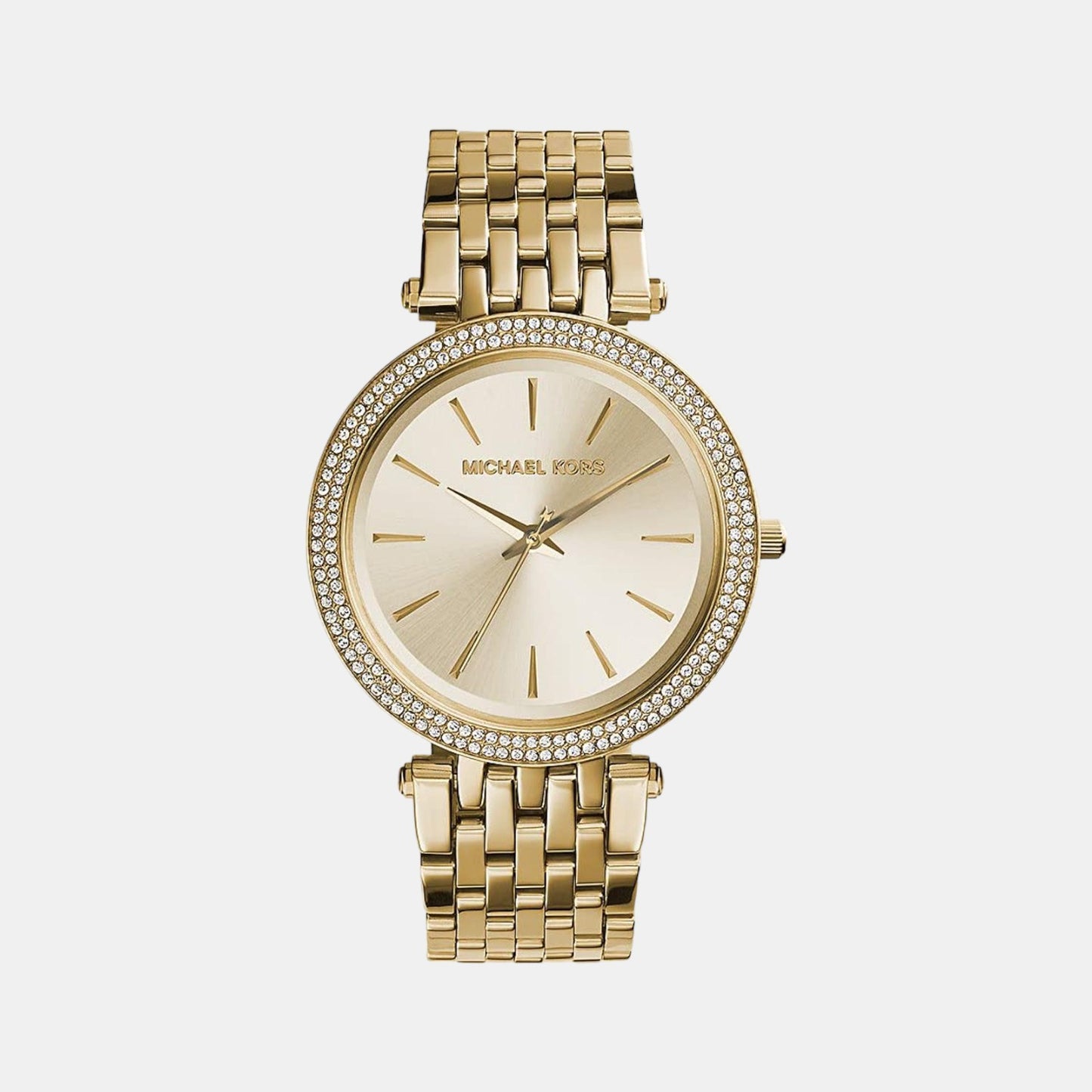 Female Gold Analog Stainless Steel Watch MK3191