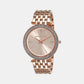 Female Rose Gold Analog Stainless Steel Watch MK3192I