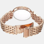 Michael Kors Women Round Rose Gold watch