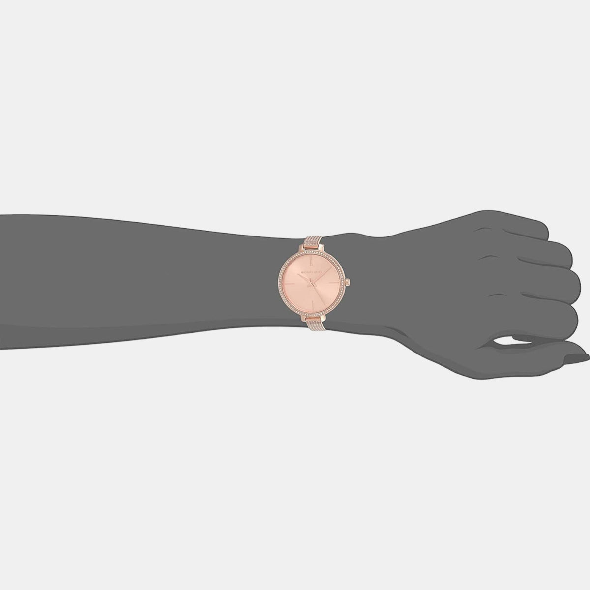 Michael Kors Women Round Rose Gold watch