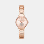 Michael Kors Round Rose Gold Analog watch