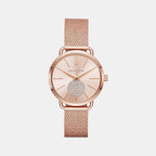 Michael Kors Round Rose Gold Analog watch