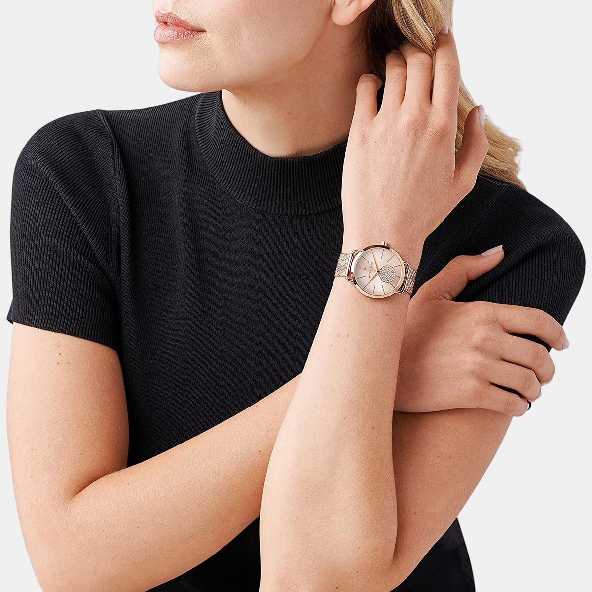 Michael Kors Stainless Steel Rose Gold watch