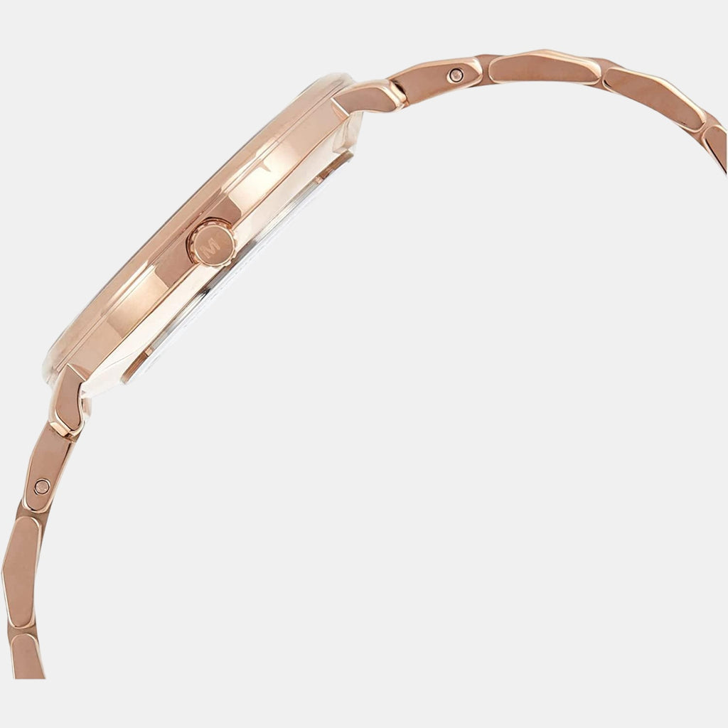 Michael Kors Women Round Rose Gold watch