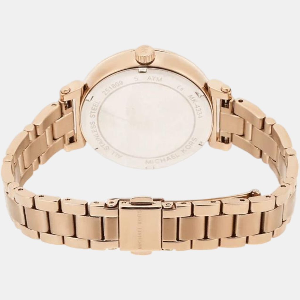 Michael Kors Women Round Rose Gold watch