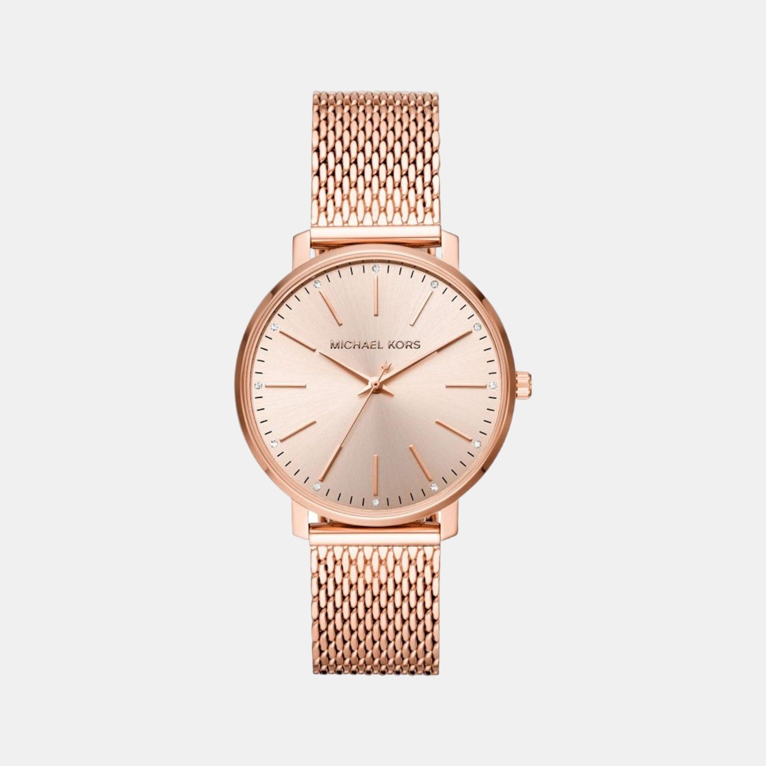 Michael Kors Female Rose Gold Analog Stainless Steel Watch