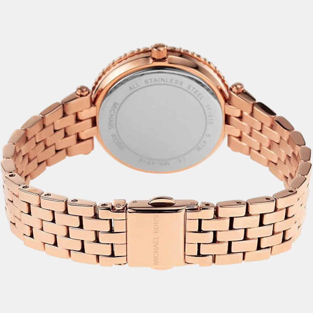 Michael Kors Women Round Rose Gold watch