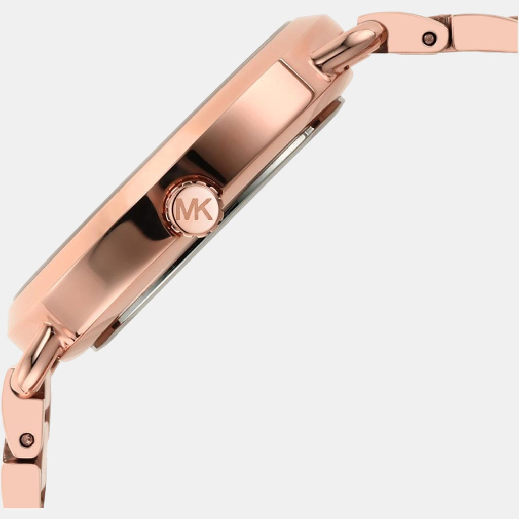 Michael Kors Women Round Rose Gold watch