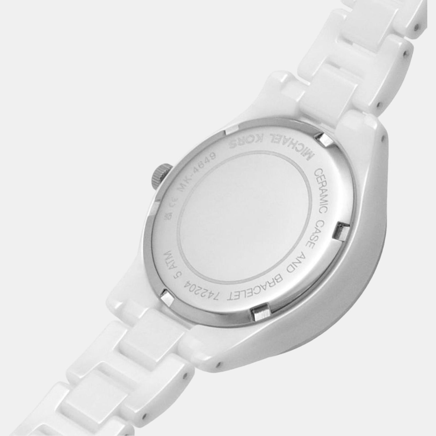 Michael kors outlet white ceramic watch