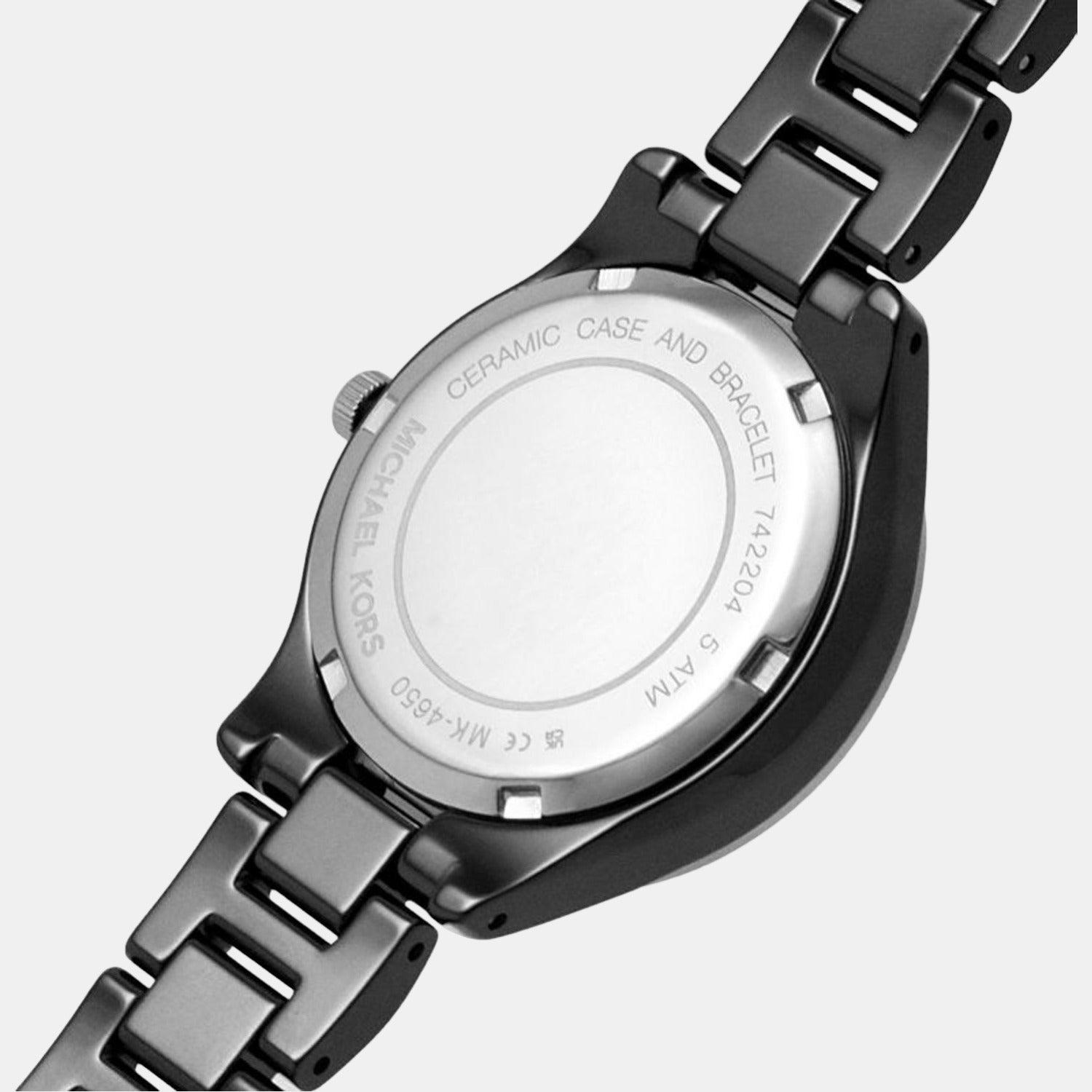 Michael kors black ceramic watch best sale