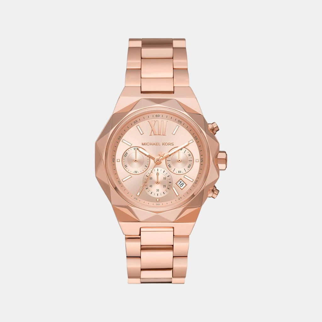 Michael Kors Round Rose Gold Chronograph watch