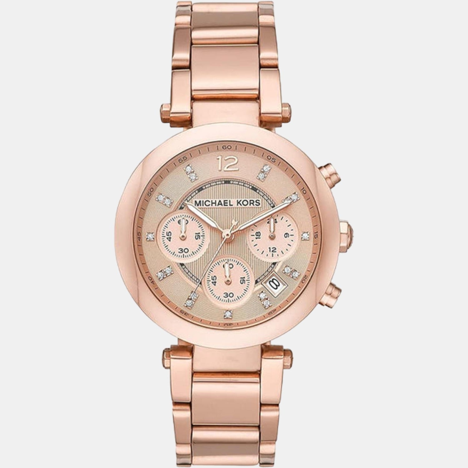 Buy MICHAEL KORS Womens 42 mm Everest Brown Dial Stainless Steel Chronograph  Watch  MK6973  Shoppers Stop