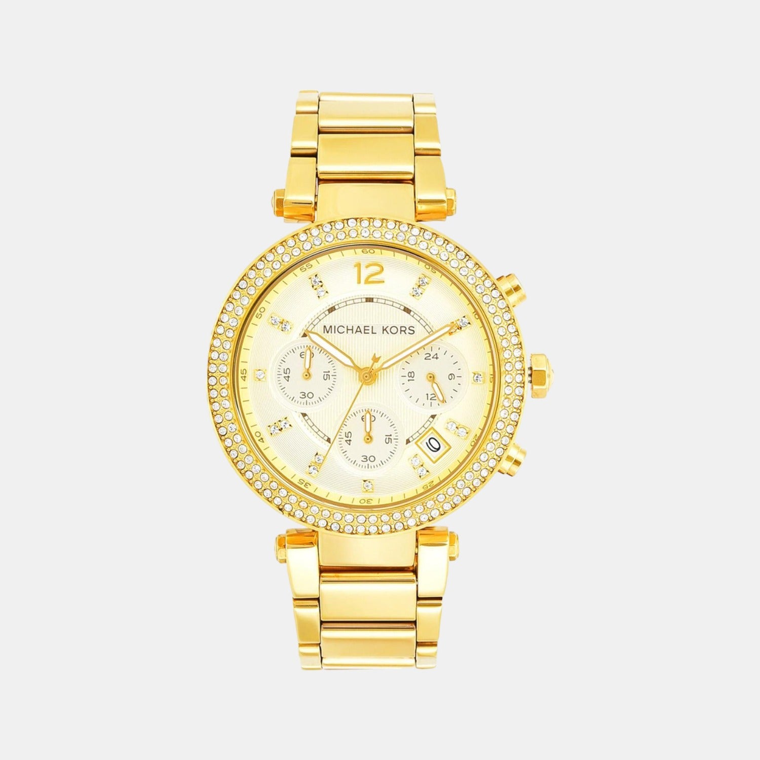 Michael Kors Round Gold Chronograph watch