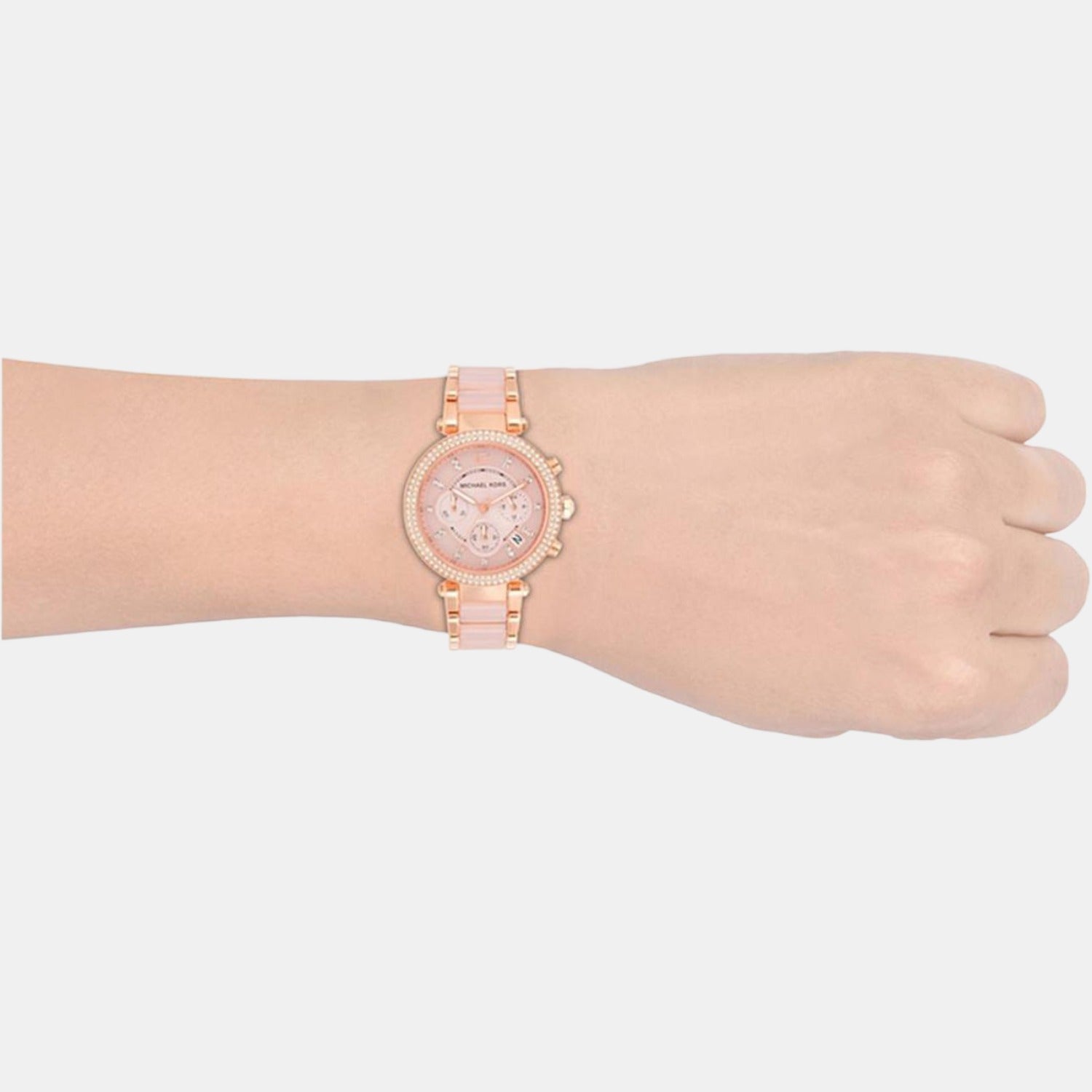 Buy MICHAEL Michael Kors MK5896 Parker Chronograph Watch for Women Online   Tata CLiQ Luxury