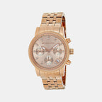 Michael Kors Round Rose Gold Chronograph watch