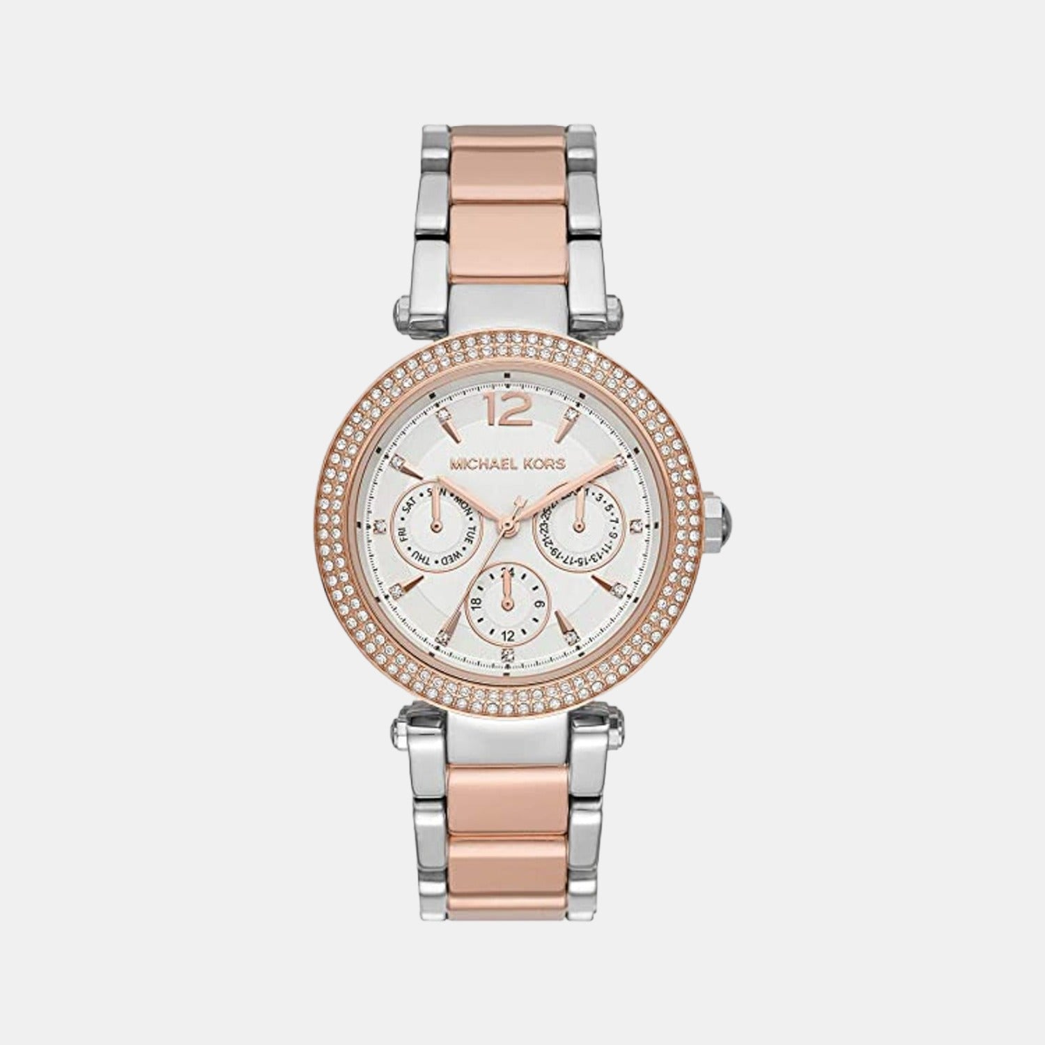 Michael Kors Round White Chronograph watch