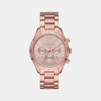 Michael Kors Round Rose Gold Chronograph watch