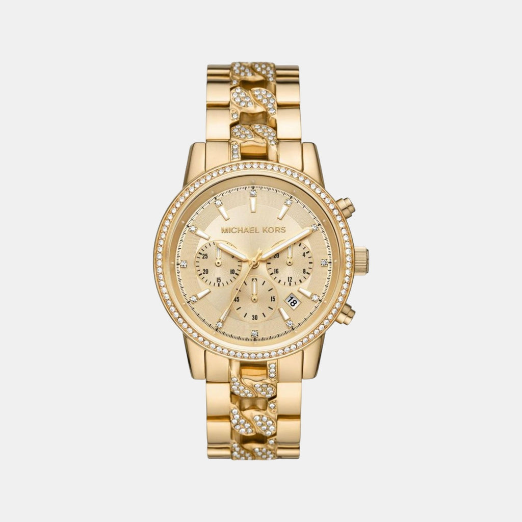 Michael Kors Round Gold Chronograph watch