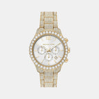 Michael Kors Round White Chronograph watch