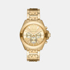Michael Kors Round Gold Chronograph watch
