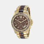 Michael Kors Round Brown Chronograph watch