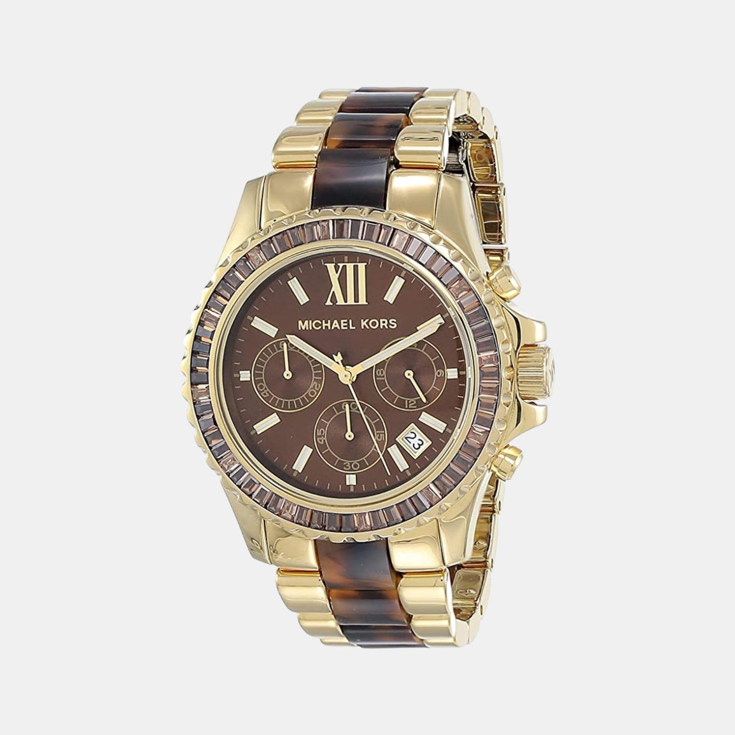 Michael Kors Round Brown Chronograph watch