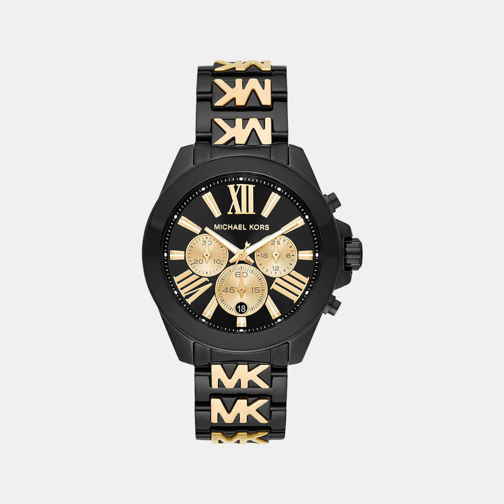 Michael Kors Round Black Chronograph watch
