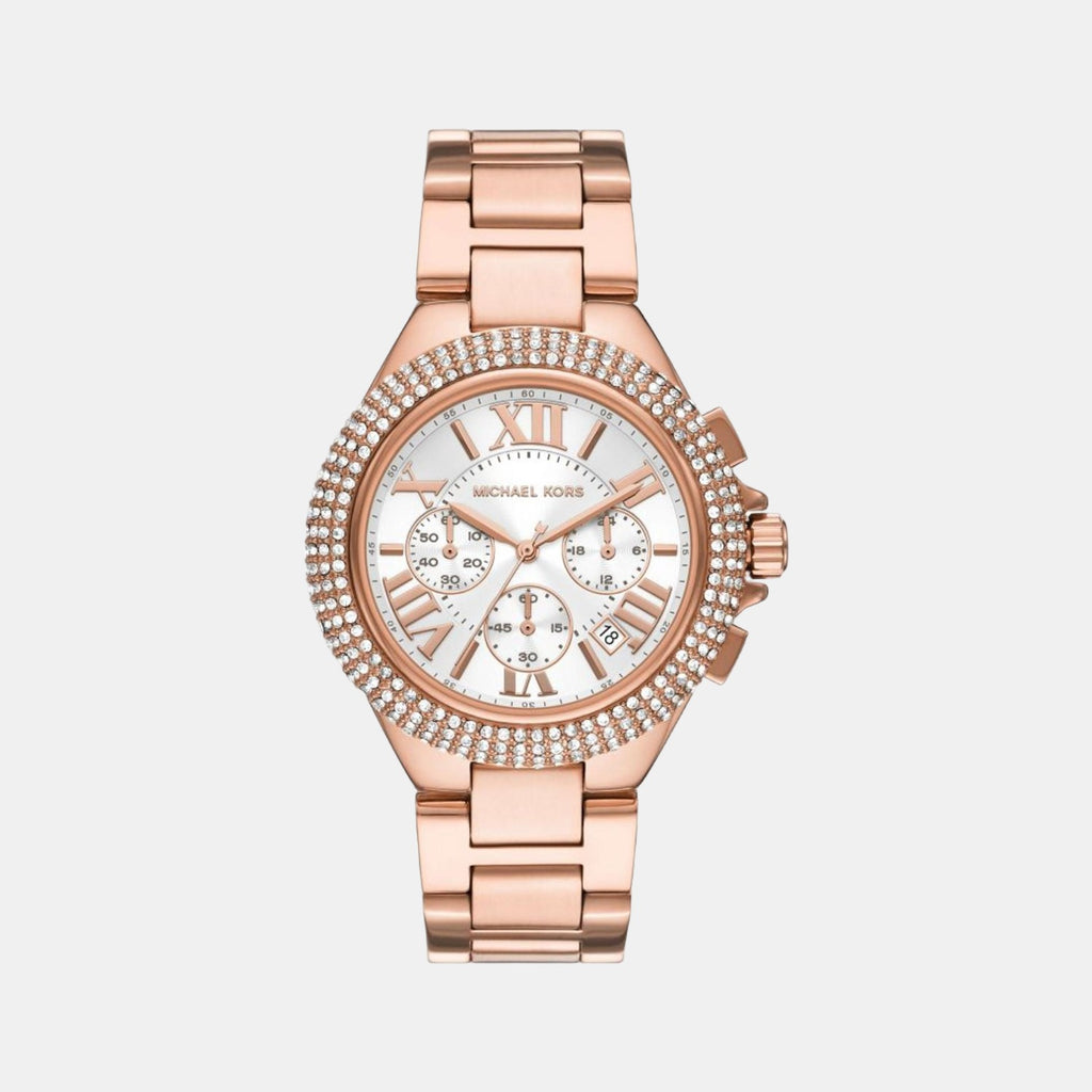 Michael Kors Round White Chronograph watch