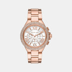 Michael Kors Round White Chronograph watch