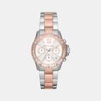 Michael Kors Round White Chronograph watch