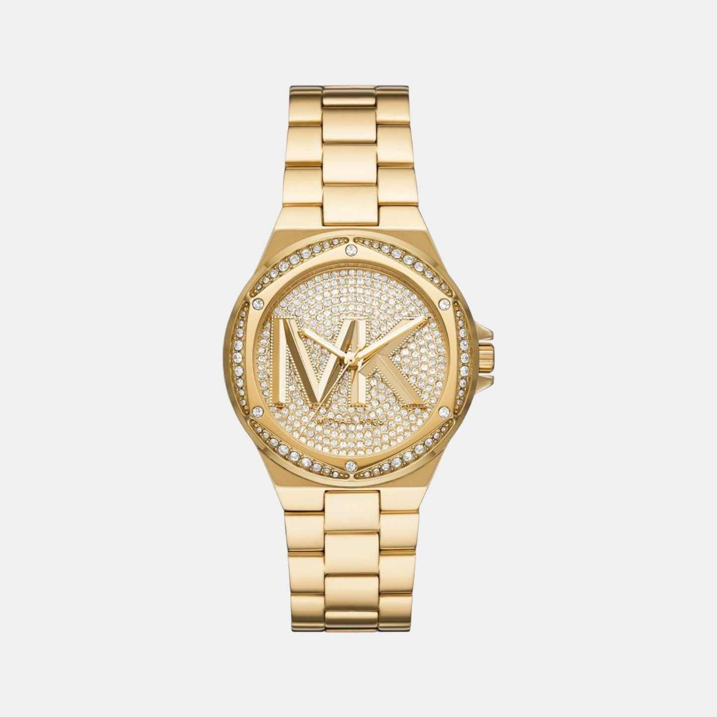 Female Gold Analog Stainless Steel Watch MK7229