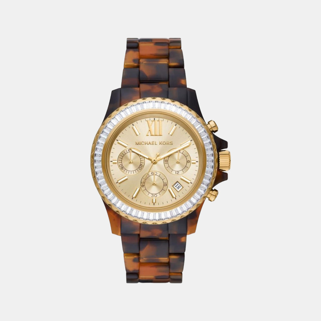 Michael Kors Round Gold Chronograph watch